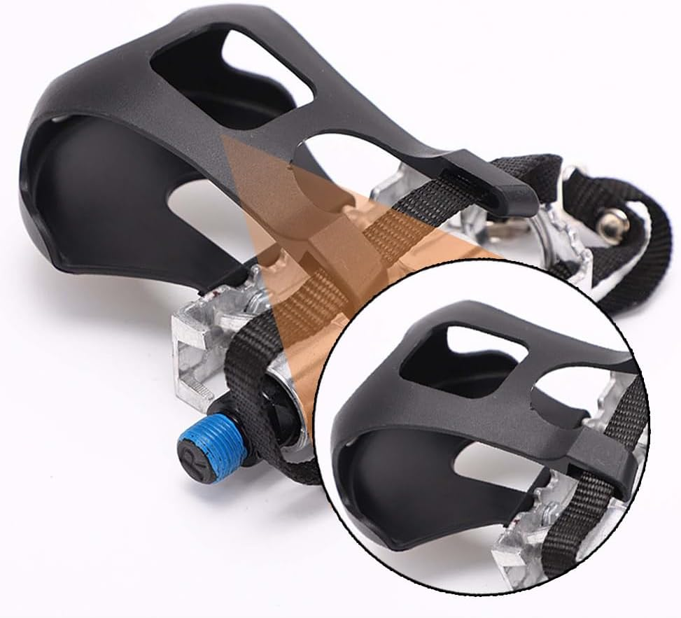 TOMVAES Bike Pedals 9/16" Spin Bike Pedal Mountain Bike Pedal for Outdoor Cycling and Indoor Exercise Bike, Replacement Alloy Multi-Purpose Bicycle Pedals Road Bike Pedals image number 6