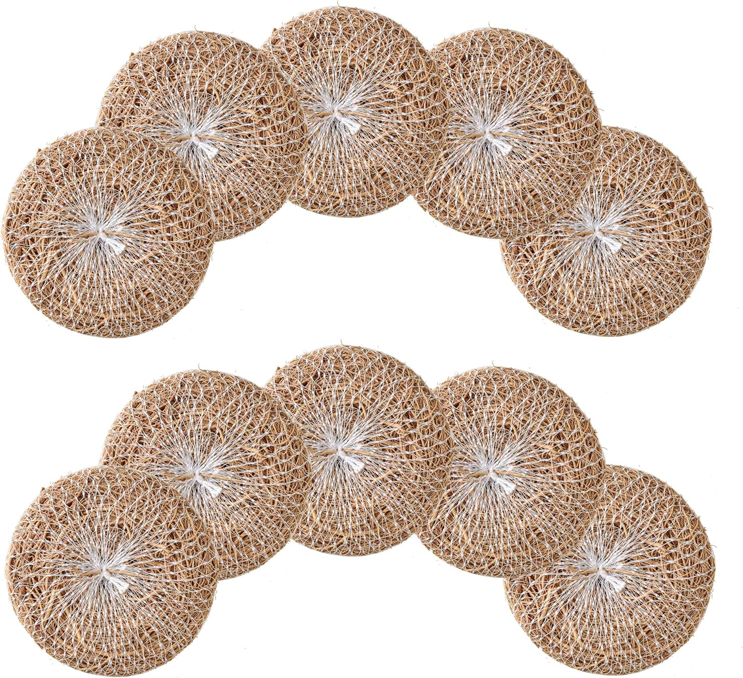 Nirmal Ramacham Vetiver Root Bath Scrubber, 10 Pcs image number 2