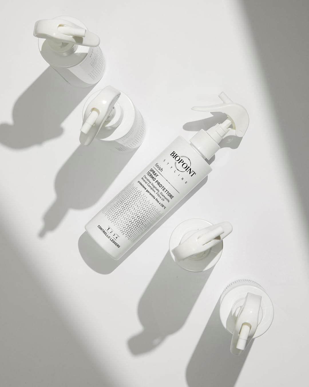 Biopoint Styling Thermoprotector Spray for Hair, up to 230&deg; Heat Protection from Phon, Straighteners and Curlers with UV Filters, 200Ml image number 1