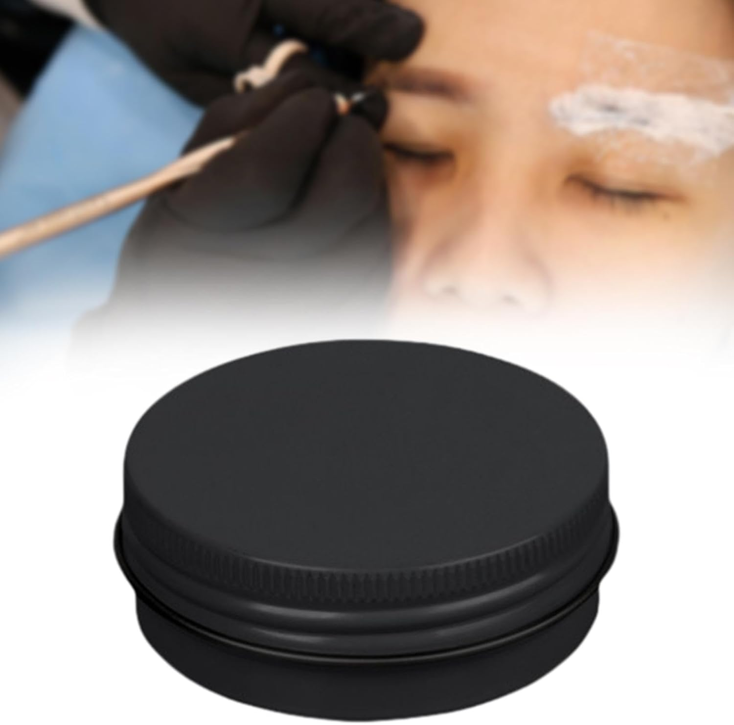 Eyebrow Paste, Eyebrow Shape Position Mapping Tool for Beginner, Black image number 2