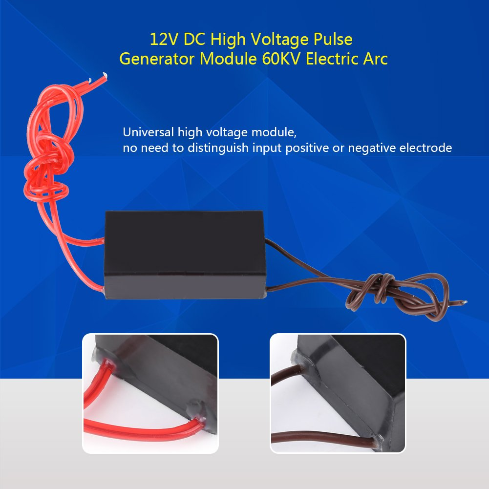 6V-12V DC at 60 KV High Voltage Generator, High Voltage Impulse Generator, High Voltage Impulse Transformer, for Secondary Scientific Experiments, Electronic Instruments image number 2
