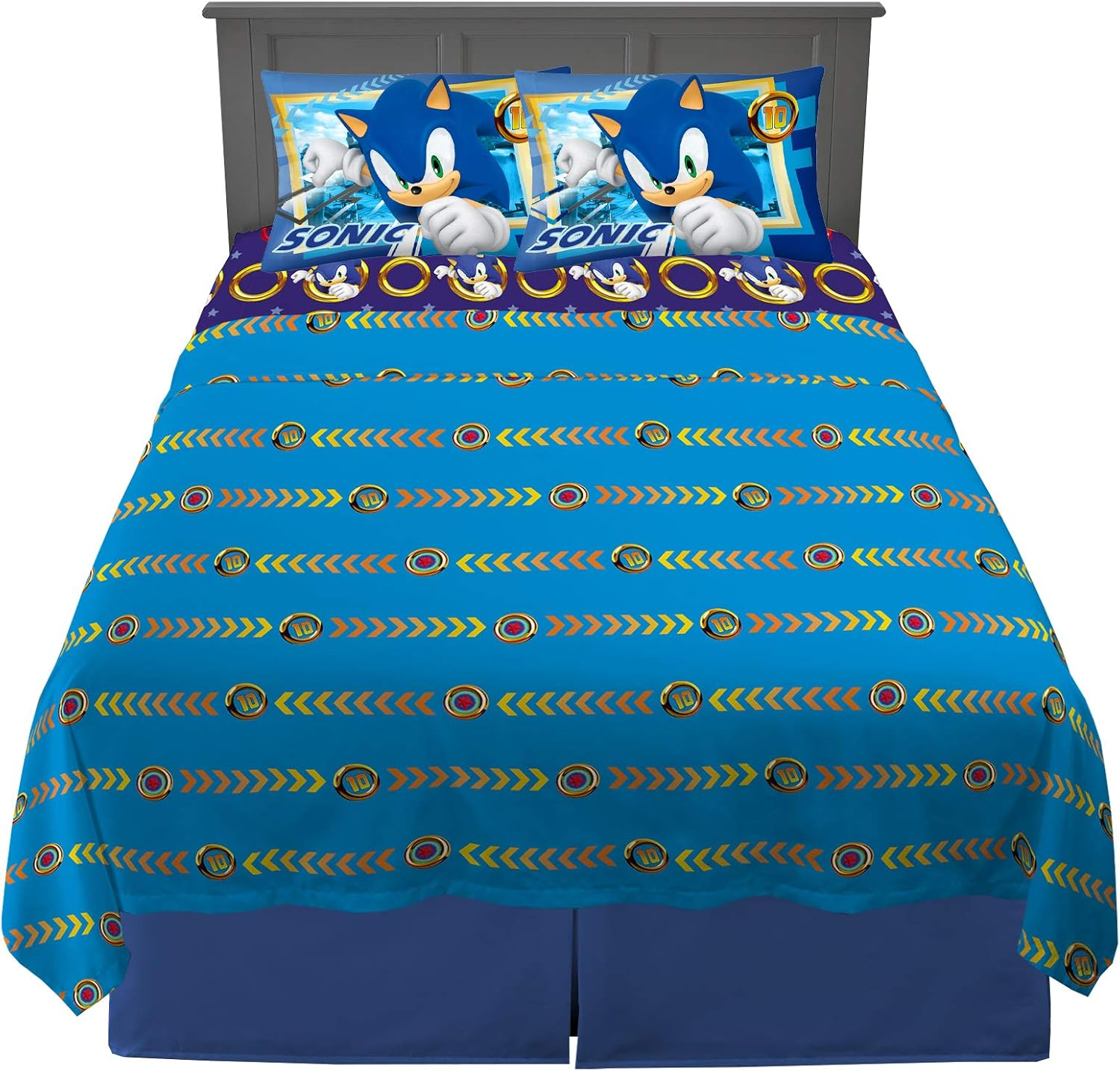 Franco Kids Bedding Super Soft Sheet Set, Full, Animal Crossing