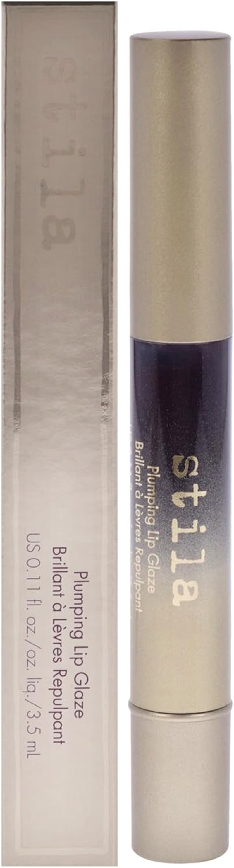 Plumping Lip Glaze - Hazelnut by Stila for Women - 0.11 Oz Lip Gloss