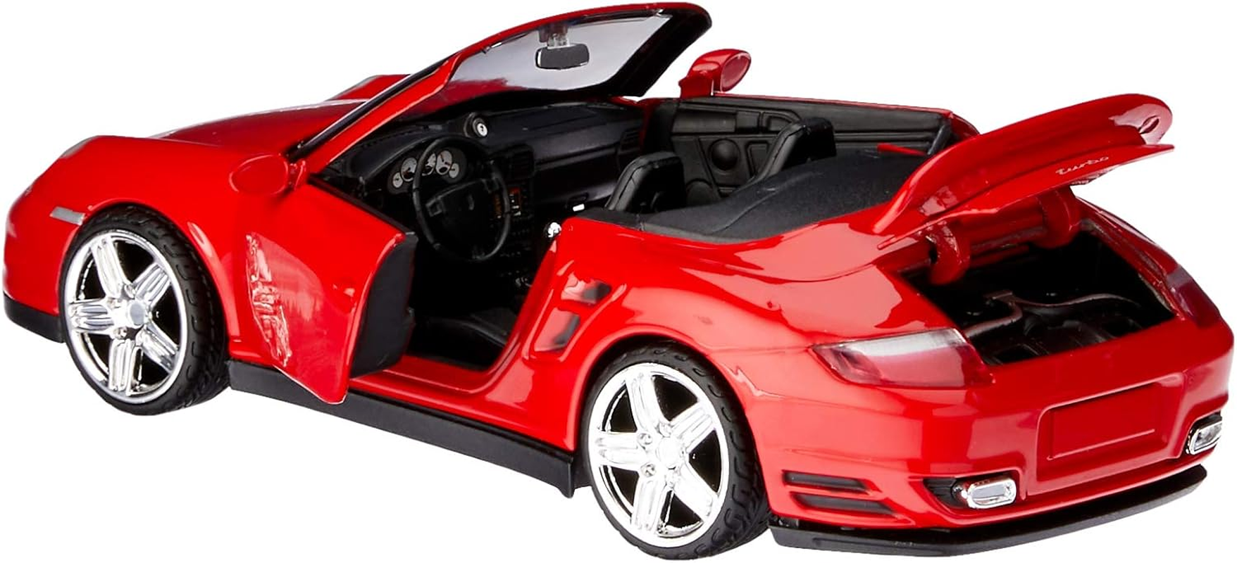 Timeless Legends - 1:24 Porsche 911 Turbo Cabriolet [Yellow] image number 2