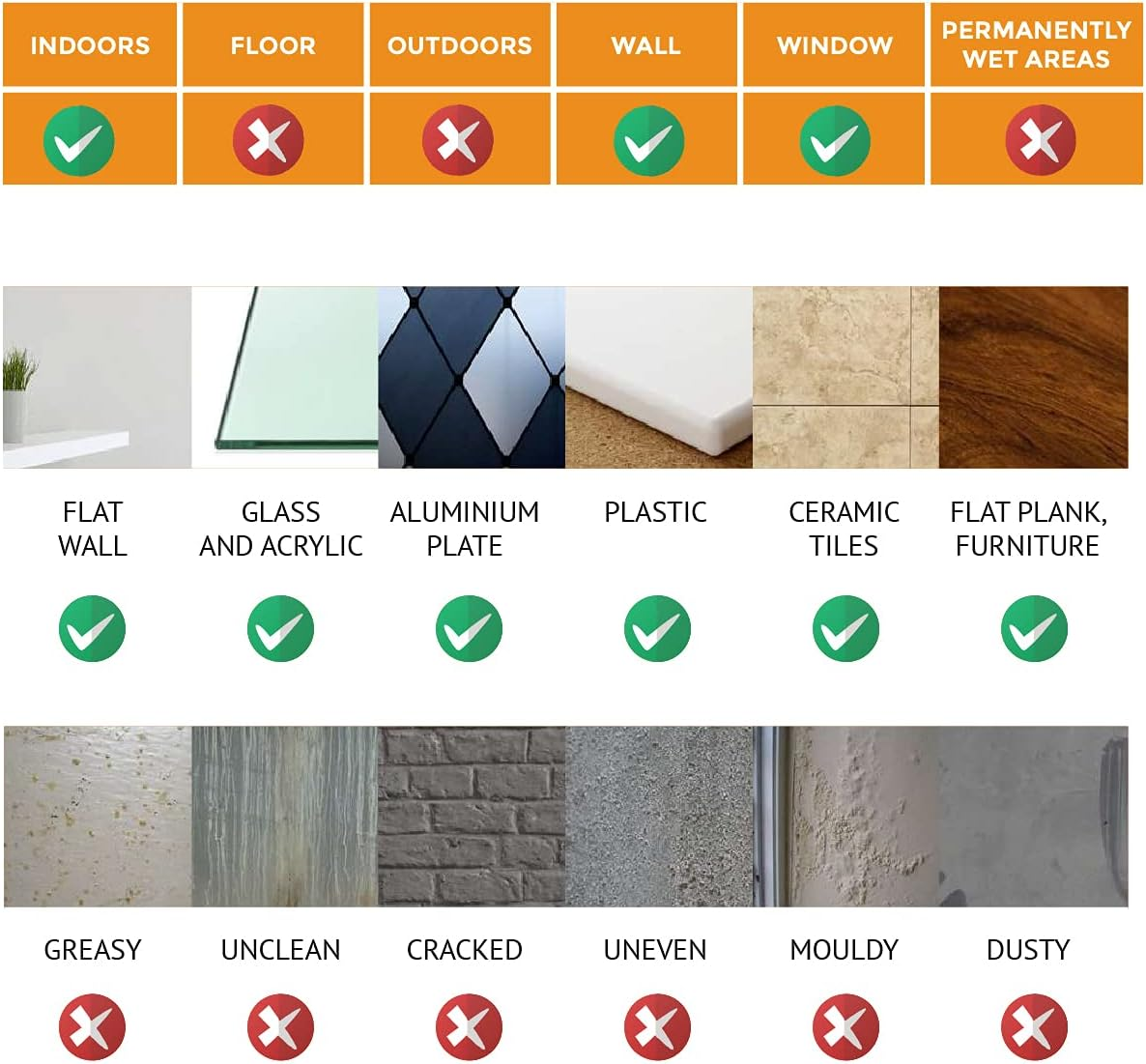 Wallflexi Christmas Decorations Wall Stickers Merry Christmas Decoration Set Wall Murals Decals Living Room Children Nursery School Restaurant Cafe Hotel Home Office D&eacute;cor, Multicolour image number 2