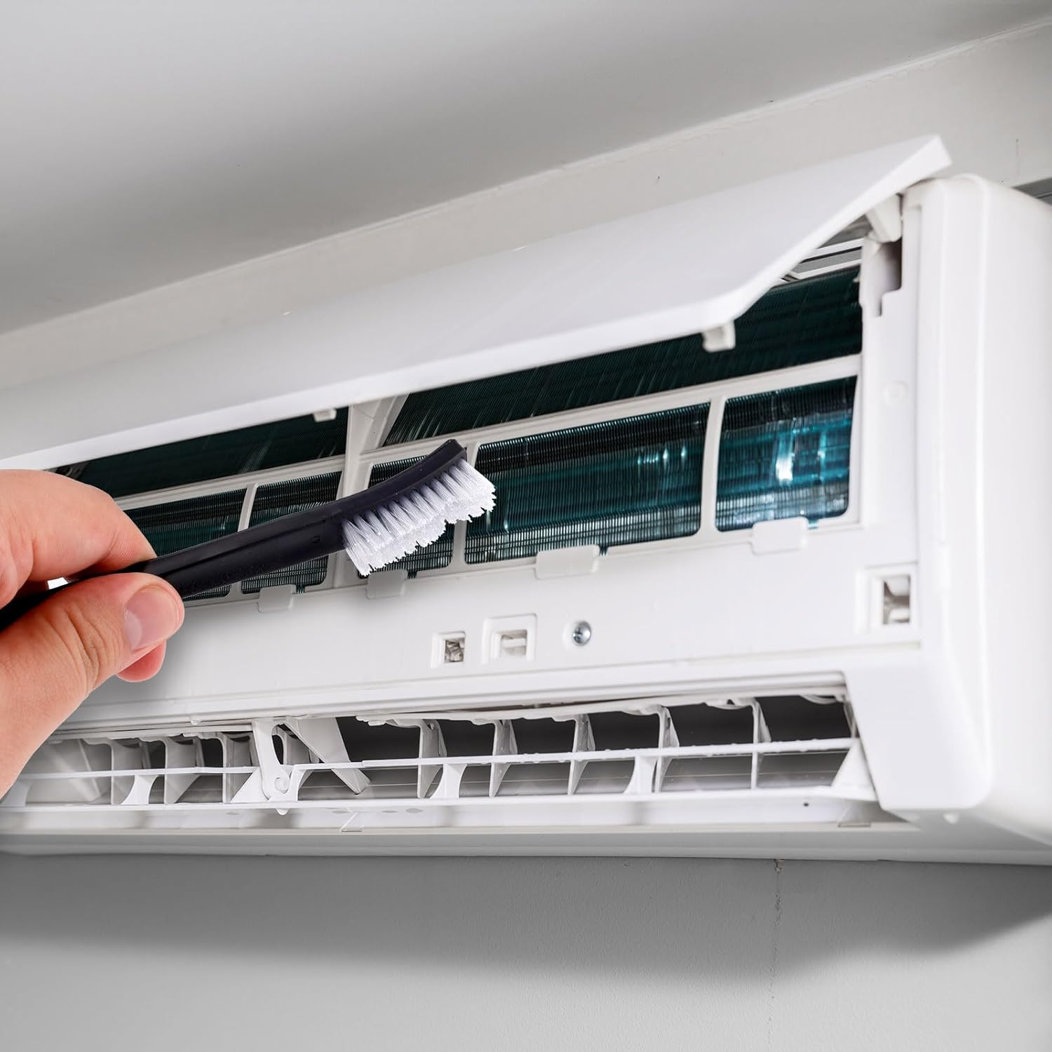 3Pcs Double-Ended Cleaning Brushes, All-Purpose Nylon Small Detailing Brushes with Plastic Handle for Kitchen Bathroom Gaps Corner Small Space image number 3