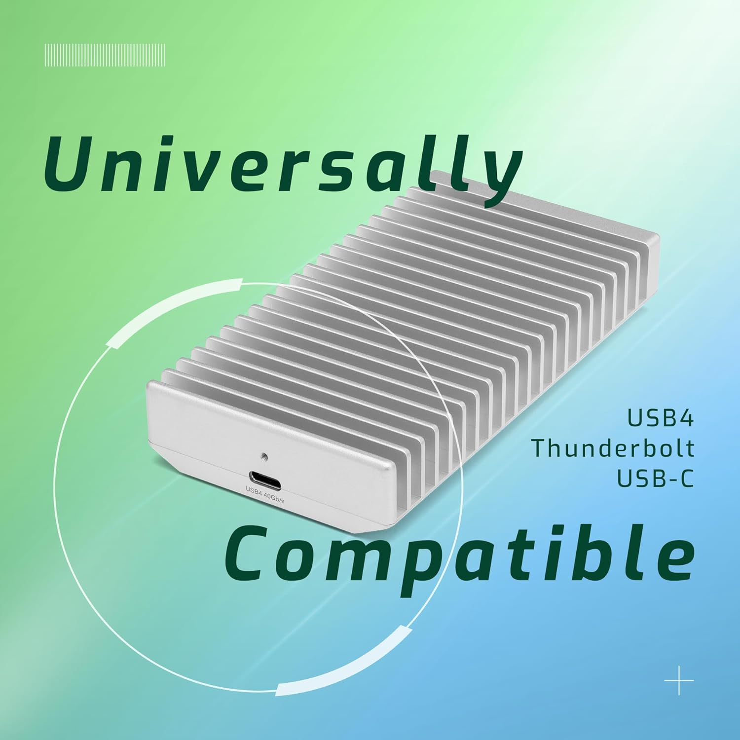 OWC 1TB 1M2 Portable Nvme Thunderbolt (USB-C) USB 4 Ultra Fast External SSD Drive with Aluminum Heatsink Enclosure image number 5