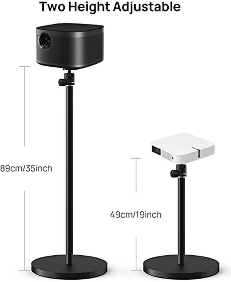 XGIMI Projector Floor Stand,For Horizon(Pro Ultra,20,20 Max,S Pro,S Max)/Vibe One/Elfin Flip/Mogo2 Pro/Mogo3 Pro/Mogo4/Halo+ and Other Brand Projectors,360&deg;Free Rotation, Height 19.3-35Inch Adjustable image number 2
