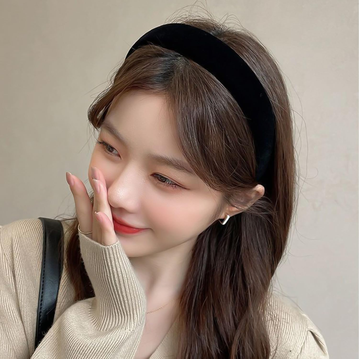 Pack of 6 Wide Edge Headbands, Retro Simple Headbands, Slip-Resistant Headbands, Hairstyle Accessories, Women'S Accessories for Women image number 3