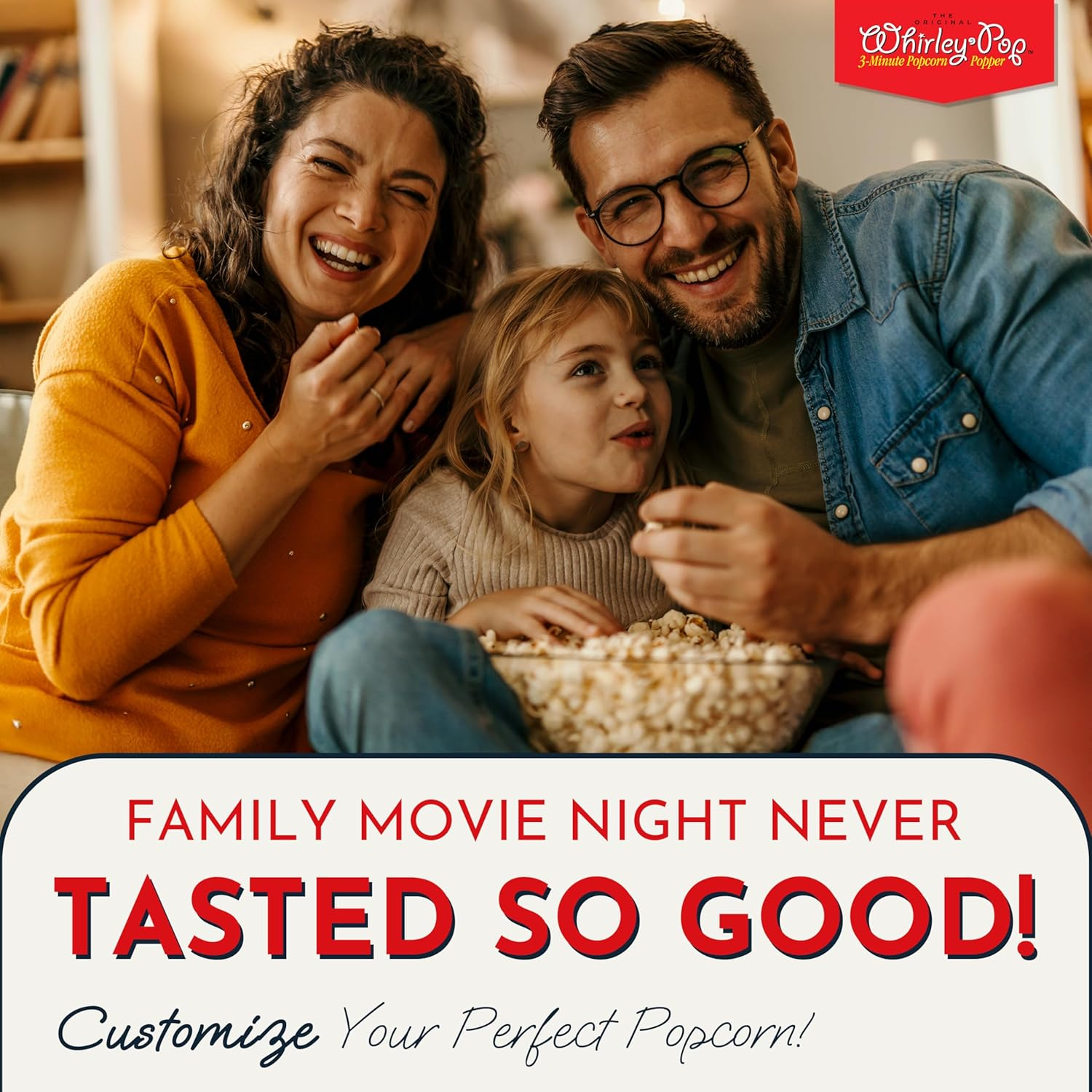 Original Whirley-Pop Popcorn Popper - Nylon Gear - Red image number 1