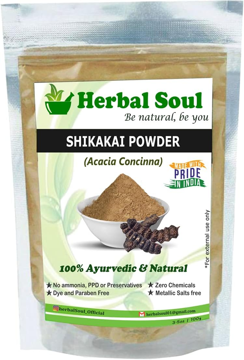 Herbal Soul Combo of Reetha Powder + Shikakai Powder + Indigo Powder | 300 Gm image number 6