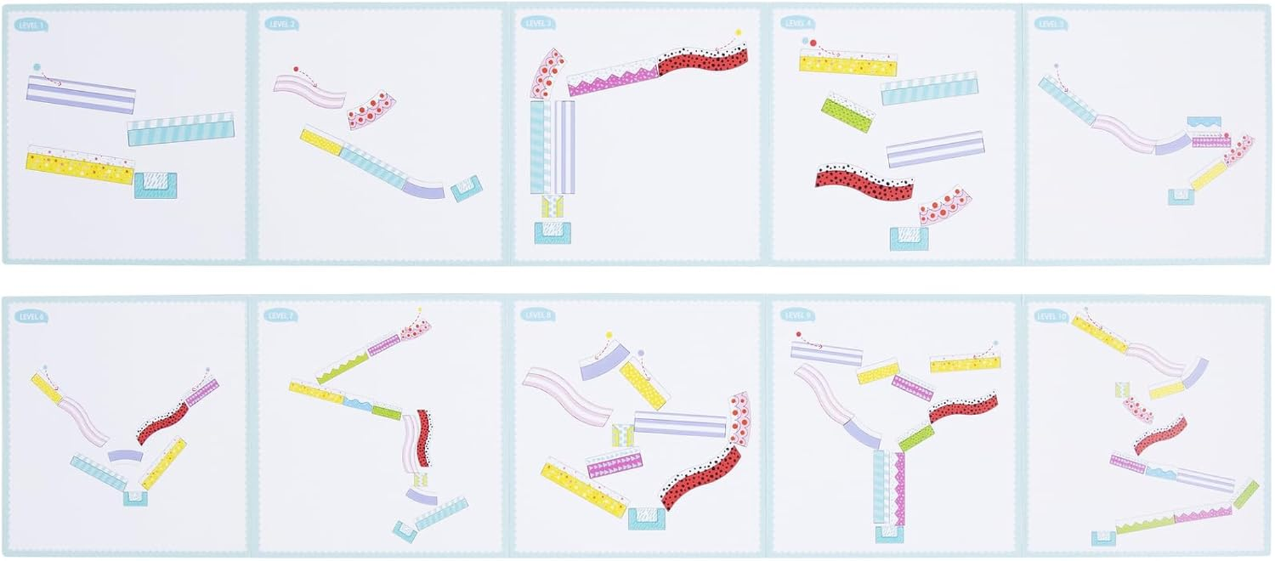 Tookyland Magnetic Marble Run Toy image number 5