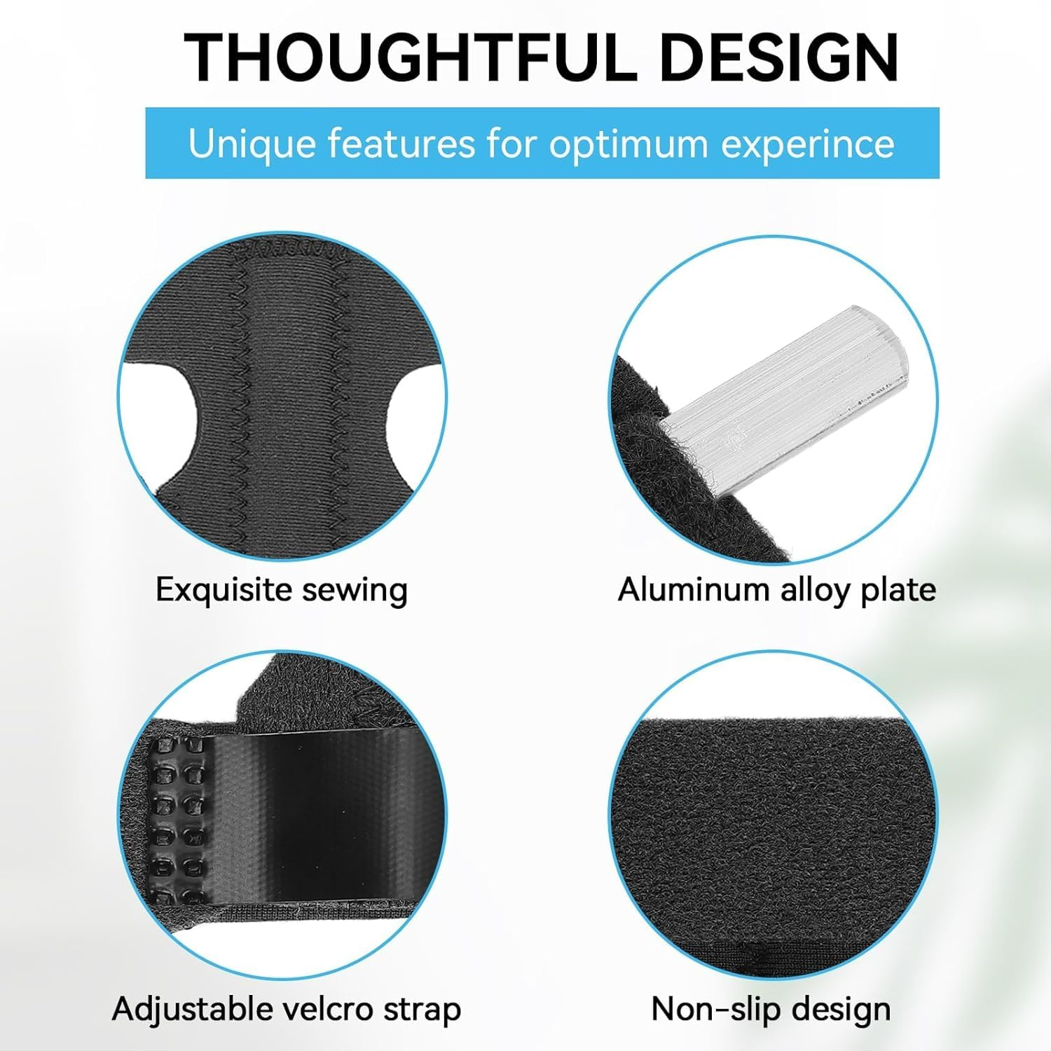 Toe Brace, Hallux Valgus Corrector, Multi Adhesive Toe Fracture Fixation, Hallux Valgus Correction Splints, Toe Protectors Support Brace,Toe Bending Correction for Men Women(Black) image number 1