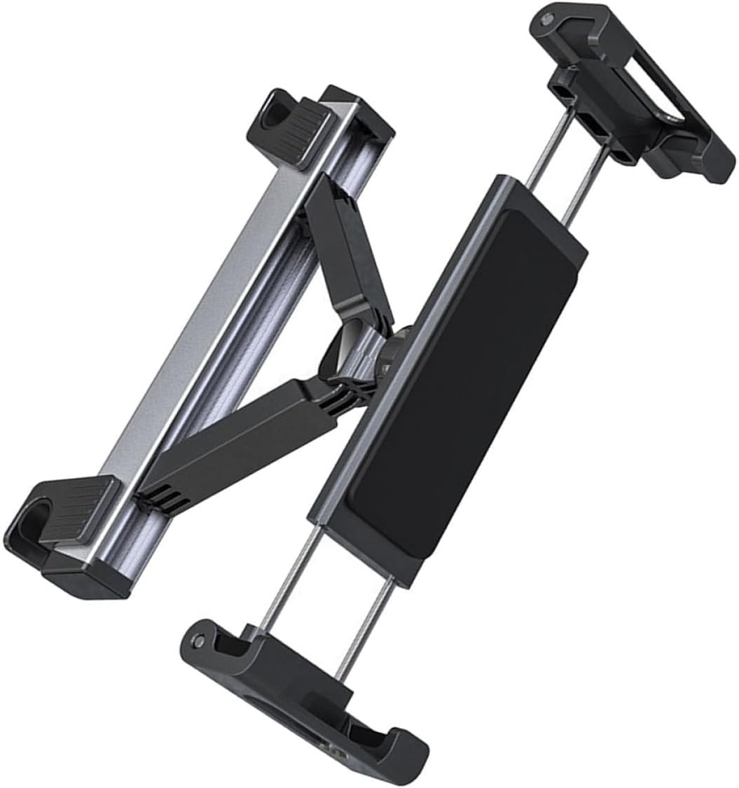 Car Rear Seat Phone Holder Tablet Bracket, 1Pc Triangular Retractable Arm Headrest Tablet Holder, Car Rear Seat Phone Holder Universal Tablet Bracket Headrest image number 1
