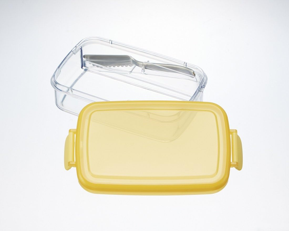 Skater PBJ1F Fluffy Knife Butter Case Basic Made in Japan Yellow image number 4