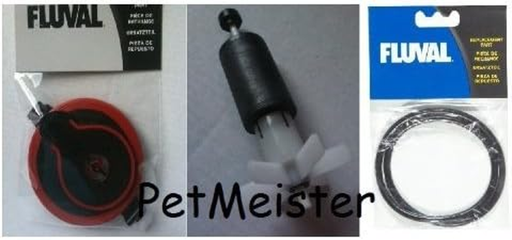 Fluval 406 Motor Head Maintenance Kit, A20093,Black