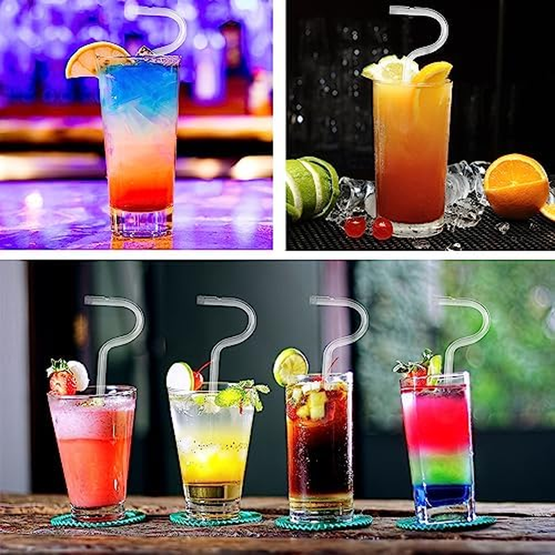 Anti Wrinkle Straw, 3 Pack Reusable Glass Drinking anti Wrinkle Straw, Lip Straws for No Wrinkles, Side Sideways Straw Wrinkle Free image number 1