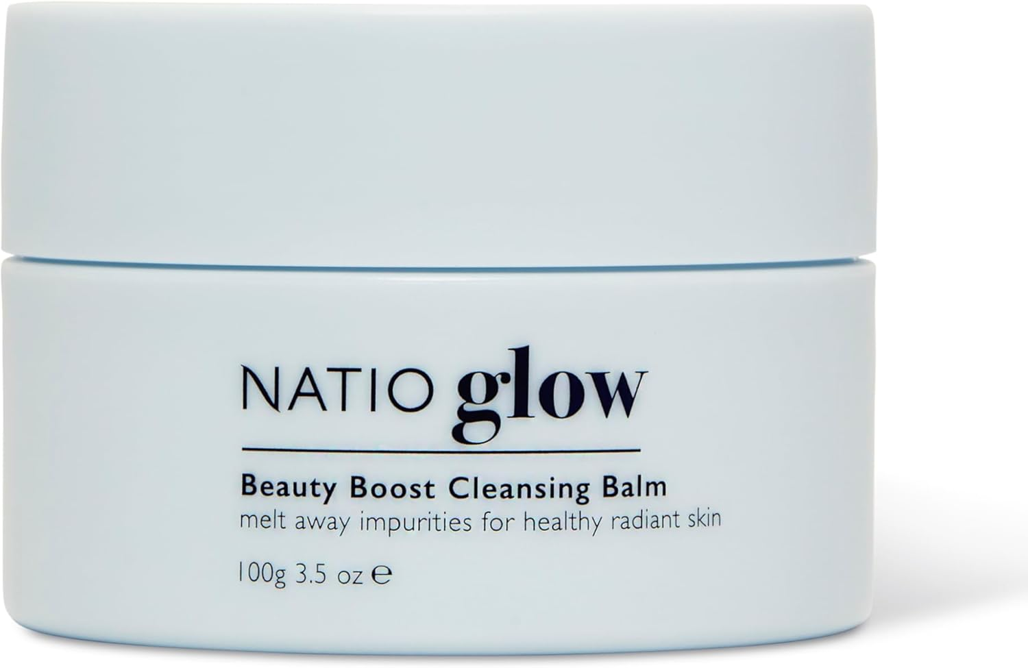 Natio Australia Glow Beauty Boost Cleansing Balm - Clinically Tested & Fragrance Free - Melt Away Impurities & Makeup - Hydrating & Brightening Makeup Remover - Kakadu Plum, Pomegranate, Goji Berry and Vitamin E - Vegan Friendly & Made in Australia image number 4