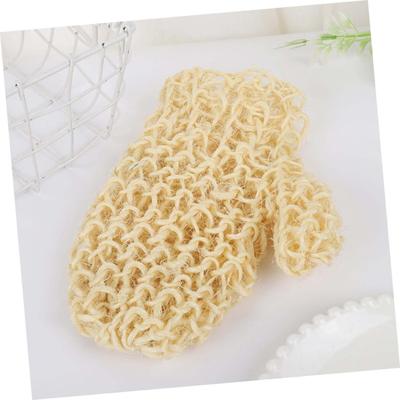 HAMPPLIES 2Pcs Exfoliating Gloves Double Sided Body Scrubber for Gentle Skin Cleansing and Exfoliation for Shower Use for All Skin Types image number 5