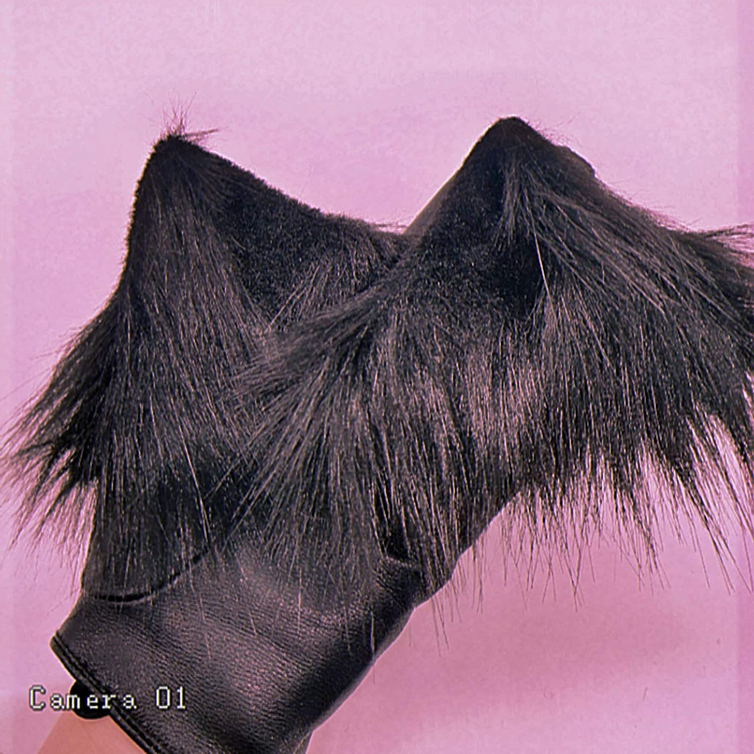 Tyoungg Faux Fur Cat Kitten Ears Hair Clips Headband Headwear for Cosplay Kittenplay Petplay Fluffy Furry Cat Ears image number 1