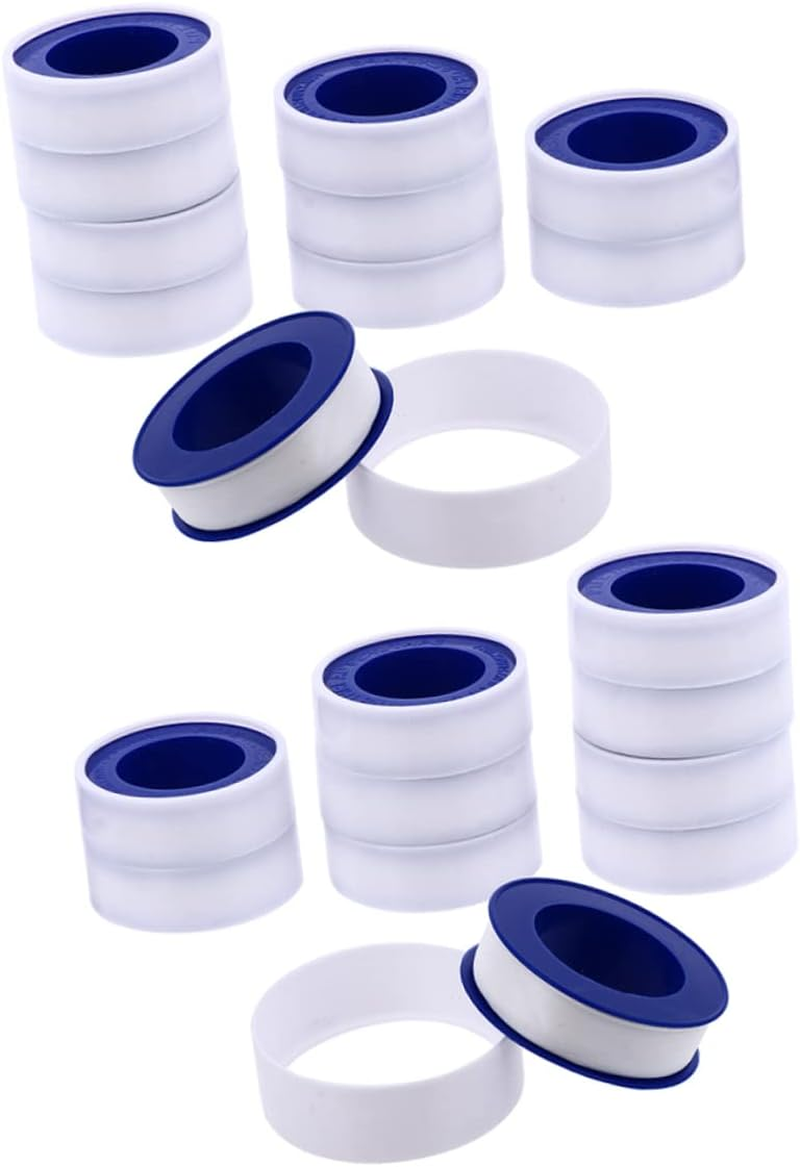 Mobestech 20Rolls PTFE Tape High Temperature Sealing Tape Double Sided Adhesive Water Leak Sealant image number 3