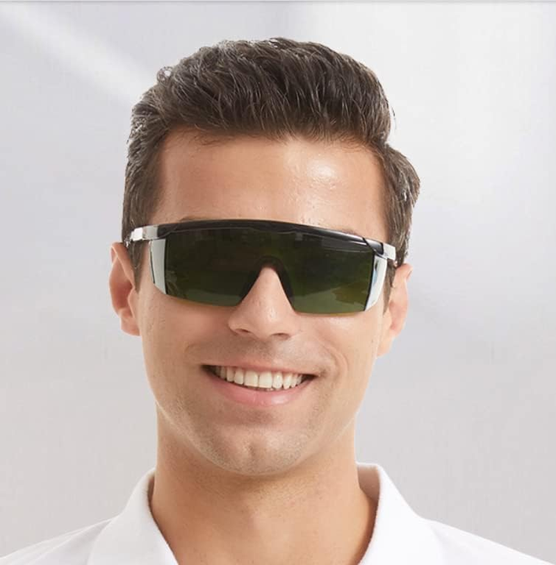 IPL 200Nm-2000Nm Laser Hair Removal and Laser Beauty Laser Safety Glasses for Operator Eye Protection (Green) image number 5