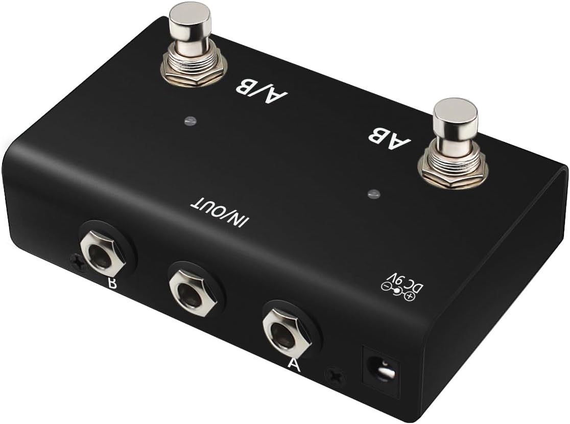 Adoerpai ABY Channel Switch Pedal Box Line AB Selector True Bypass for Guitar Effect Pedal image number 4