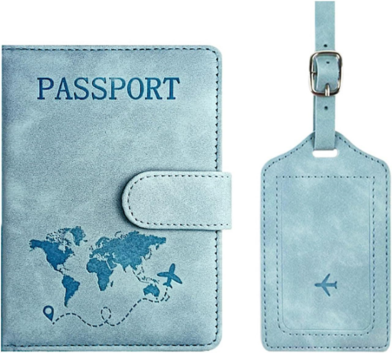 Passport Holder, Women Passport Cover with Closure, Travel Document Organizer Holders, Premium Passport Case Bag for Women, Pink, Minimalist