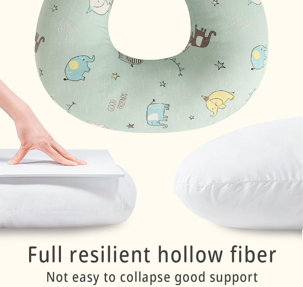 Nursing Pillow for Breastfeeding, Multifunctional Breast Feeding Pillows for Mom, Infant Feeding Support Pillow for 0-12 Months, Newborn Support Pillow for Breastfeeding and Bottle Feeding (Style D) image number 1