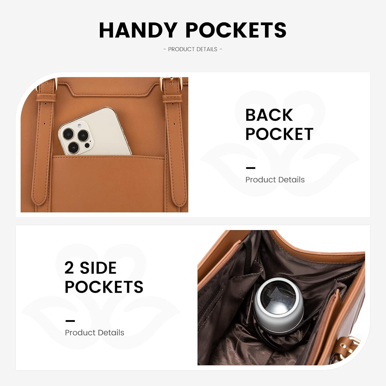 LOVEVOOK Laptop Bag for Women 15.6 Inch Lightweight Laptop Tote Bag, Large Capacity Computer Bag with Clutch Purse for Business, Work, Office, Travel, School,Casual