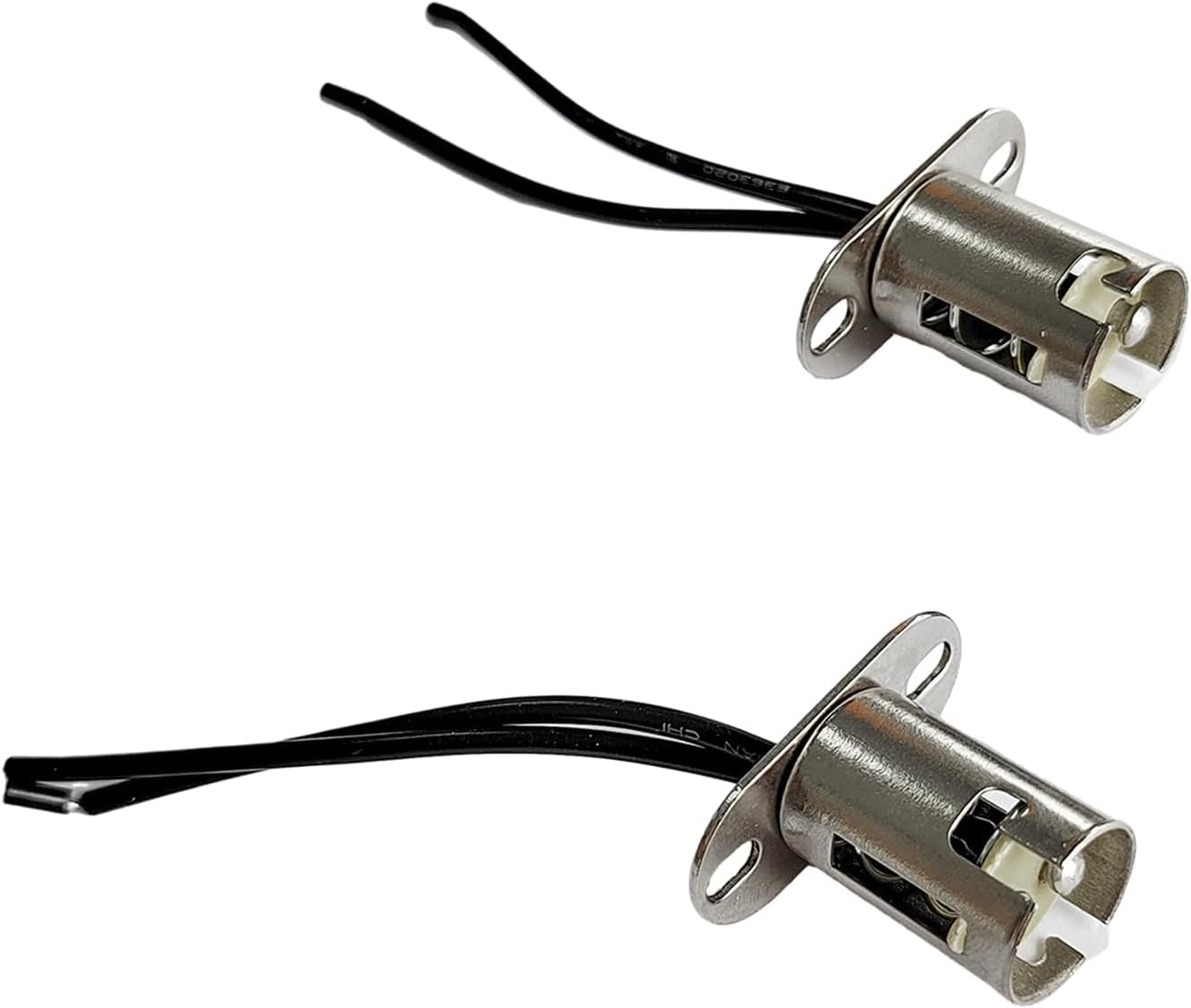 2PCS Car Light Bulb Socket, BAY15D LED Bulb Light Lamp Socket Adapter, 1157 Light Bulb Socket Holder with Wire Connector, Automotive LED Bulb Socket for Car Truck (BAY15D(1157)) image number 3