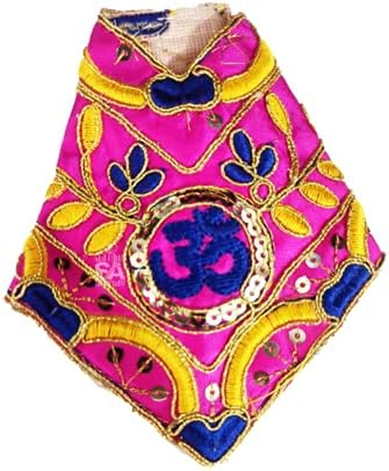 S a GIFTS Sai Amrut Beautifully Embroidery Work Sai Baba Vastra, Poshak Dress with Pagdi (Multicolour, 6 Inch) image number 5