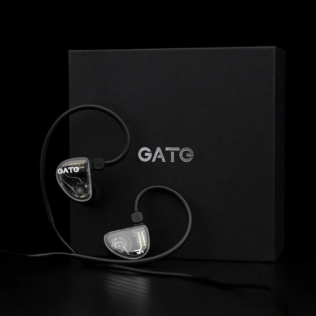 TRUTHEAR Gate In-Ear Monitor W/Mic | Black | in Ear/In-Ear Wired Monitor Headphones for Stage, Studio or Audiophile (Microphone Version) image number 2