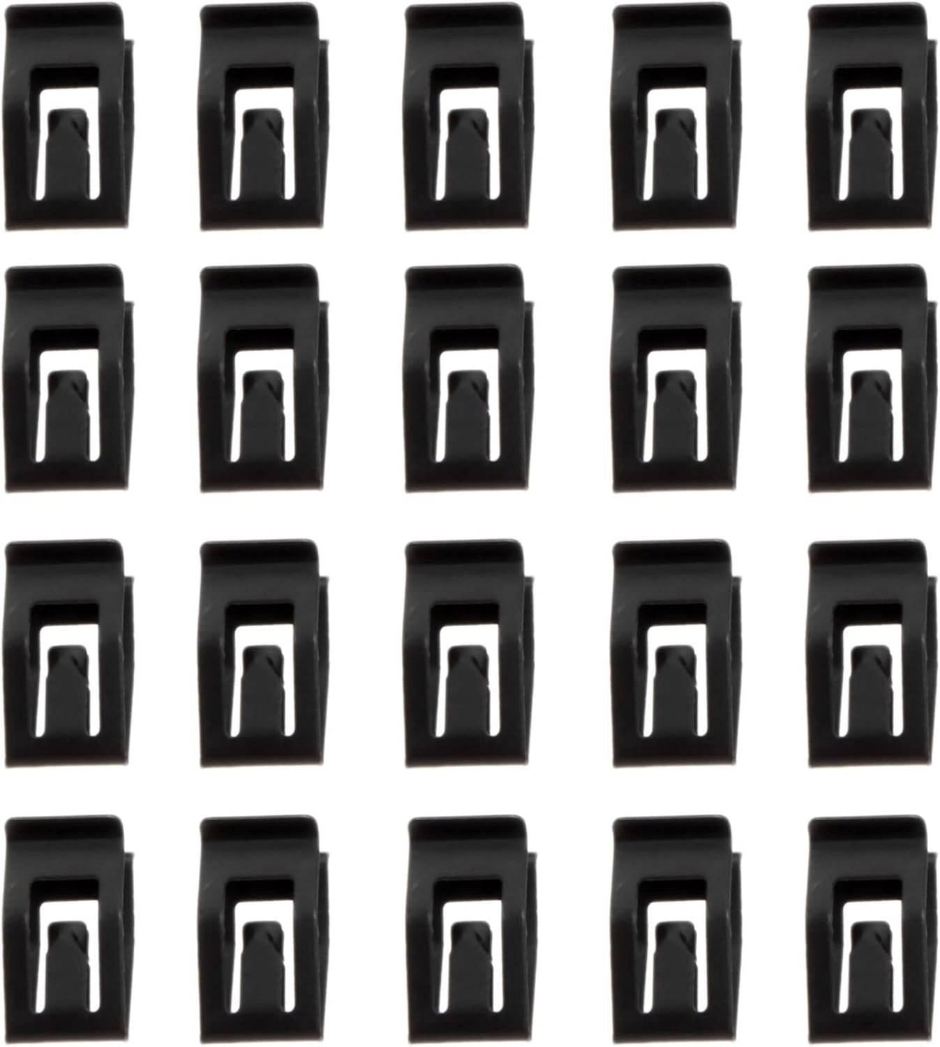 Mtsooning 20PCS Metal Console Trim Clips, Car Front Dash Dashboard Panel Retainer Replacement for Universal Cars Sahara JK Ford Mazda Toyota image number 4