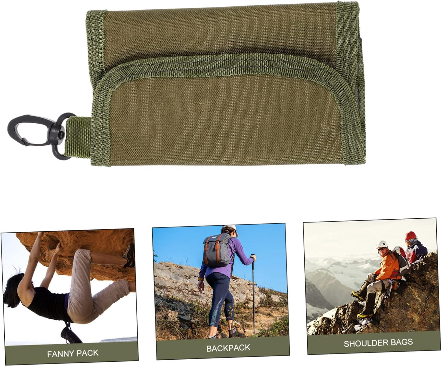 Yardwe Outdoor Wallet Nylon Camouflage Card Holder Travel image number 5