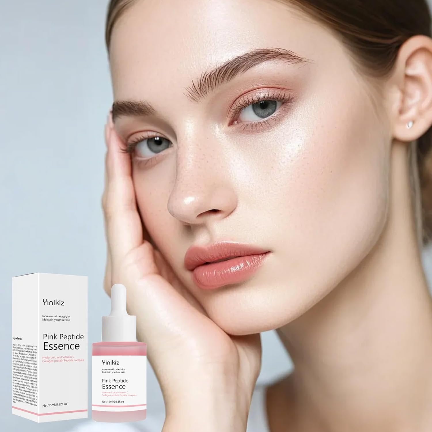 Salmon Dna Serum Face, Hydrating Peptide Serum, Gentle Facial Serum, Suitable for All Skin Types, Brightening, Moisturizing Daily Skincare image number 1