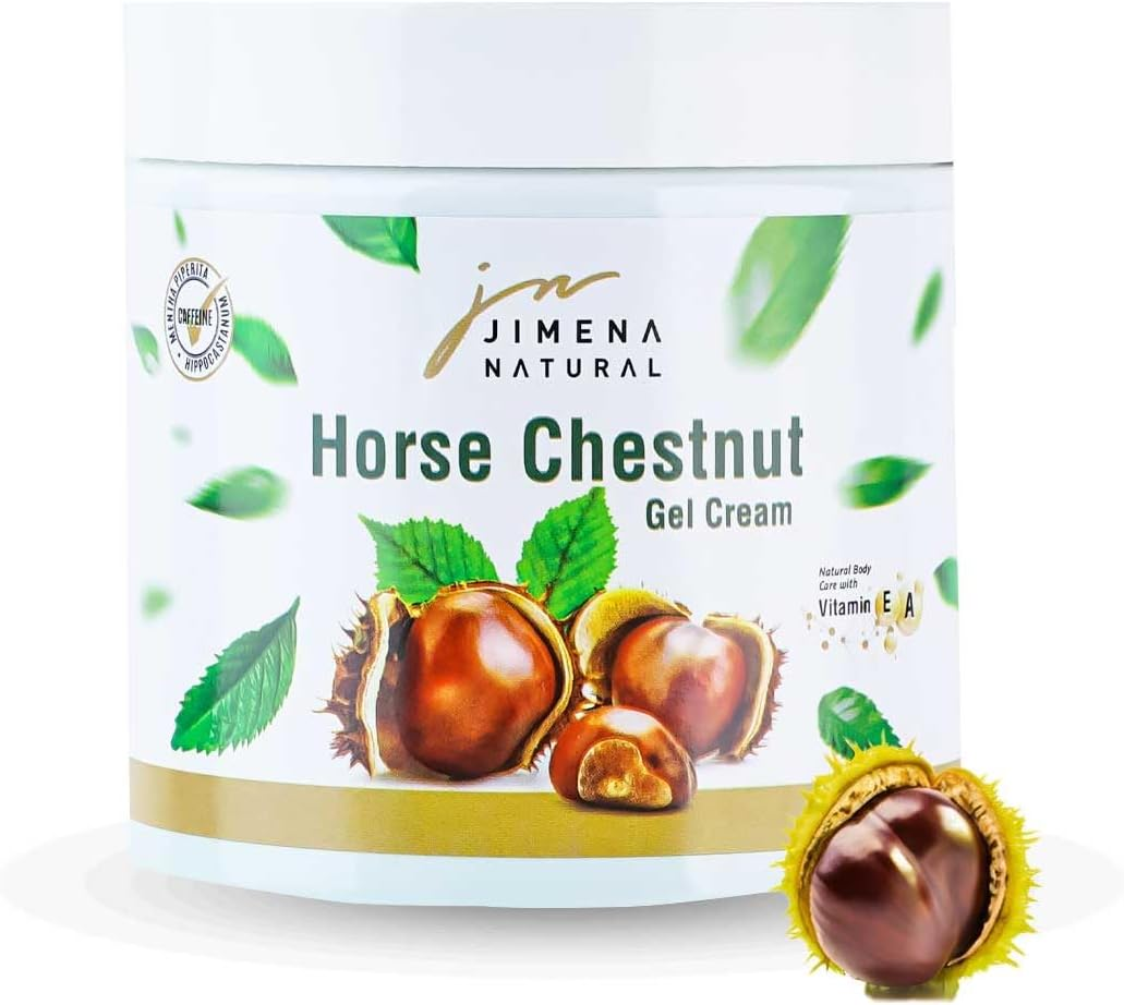 Horse Chestnut Gel Cream for Varicose Veins Legs (500Ml/16.9 Fl Oz), Relaxing, Cooling, Soothing Cream for Feet, Legs, Knees, Back image number 1