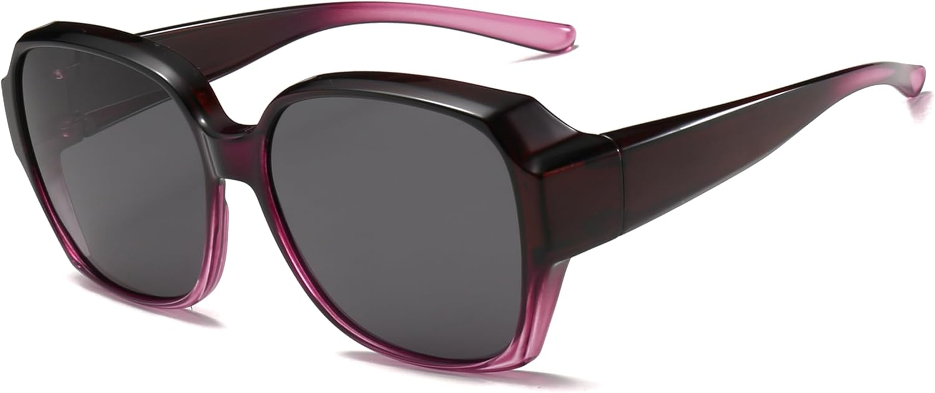 Duduma Oversized Sunglasses over Glasses for Women - Polarised Fit over Sunglasses for Glasses Wearers Men & Women with UV400 Protection Wrap around Driving Shades