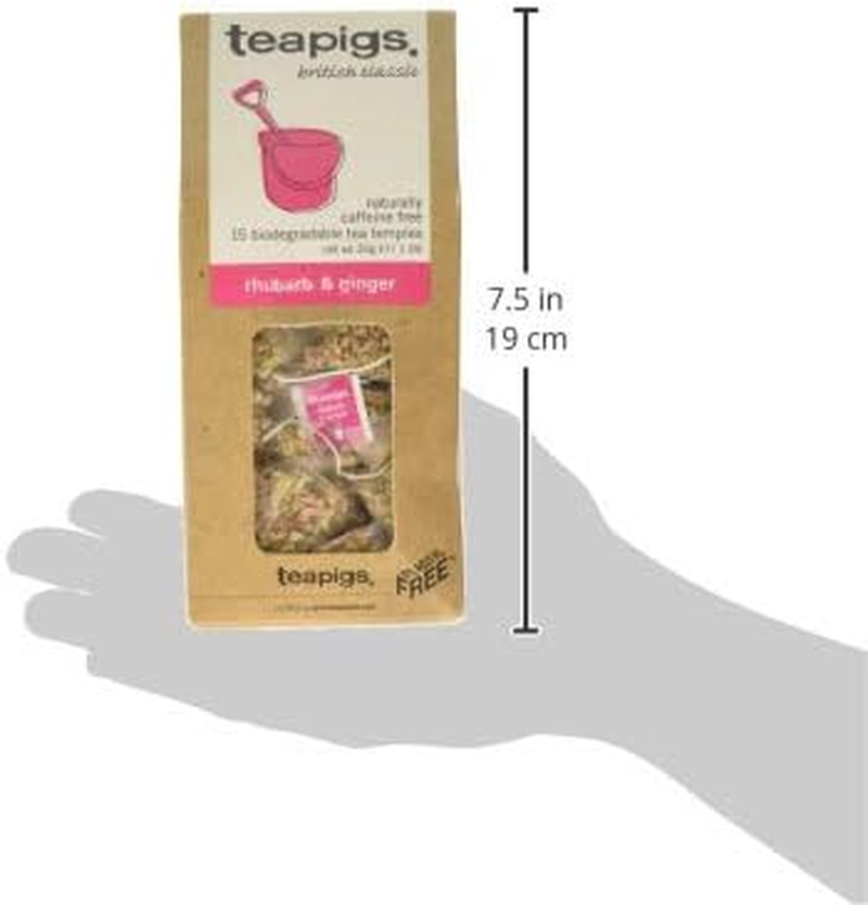 Teapigs Rhubarb and Ginger Tea Temples image number 6