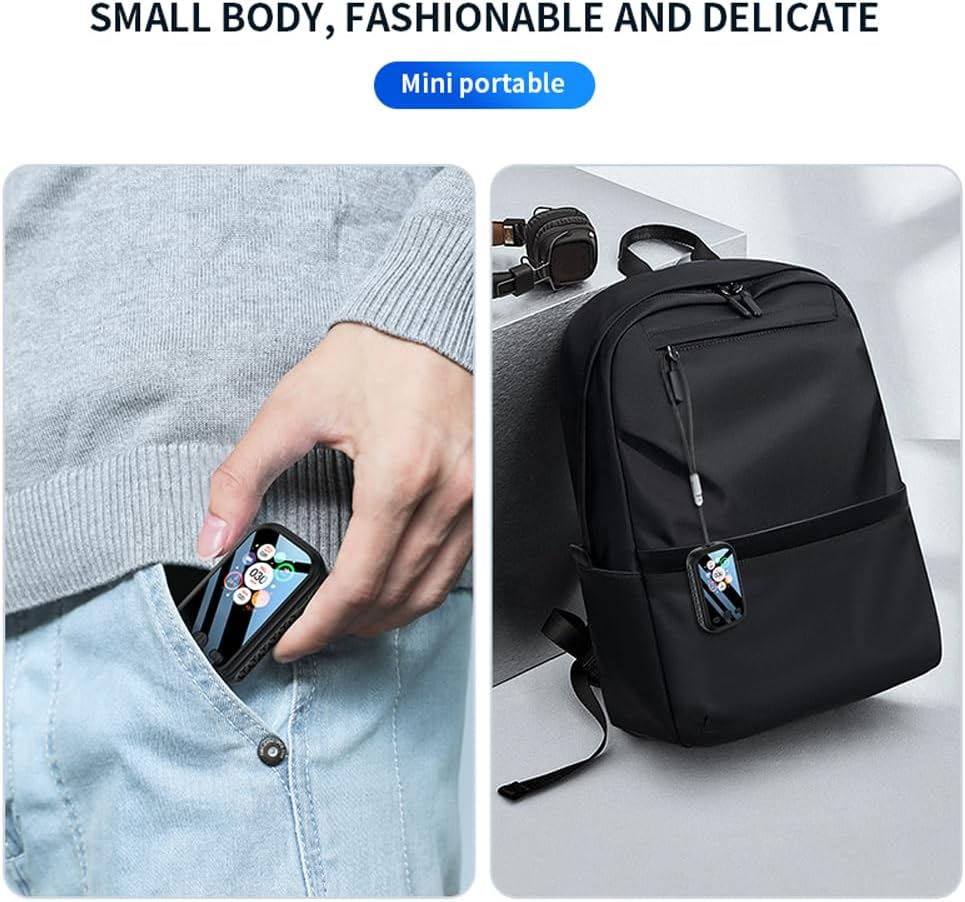 Indoor Portable PM2.5 PM10 PM1.0 Airquali Multifunctional Home a Hygrothermograph Airquali Household Airpollution Black image number 2