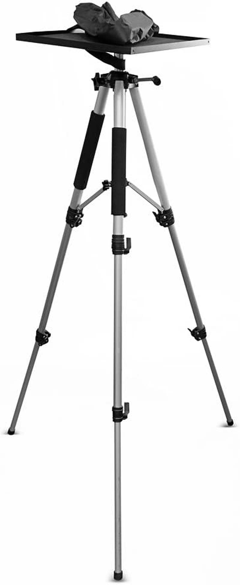 Pyle Video Projector Mount Stand, Adjustable Height 20.5In-59In, Rotating Stand, Tripod Legs, anti Slip Rubber, Easy Assemble, Includes Plate and Travel Bag for Home, Office or Classroom (PRJTPS37) image number 3