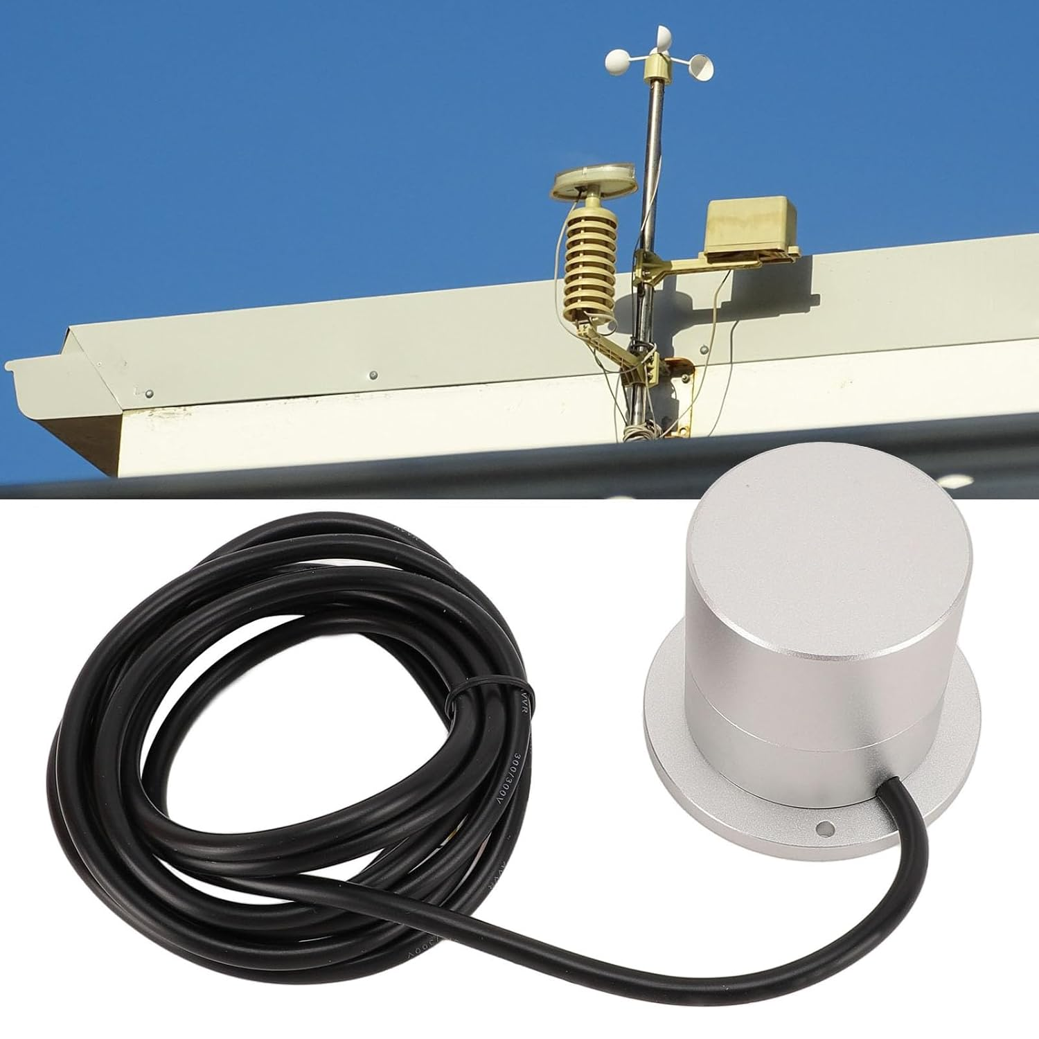 Yosoo Photoelectric Total Solar Radiation Sensor RS232 Aluminum Precise Pyranometer for Meteorology and Energy Field image number 2