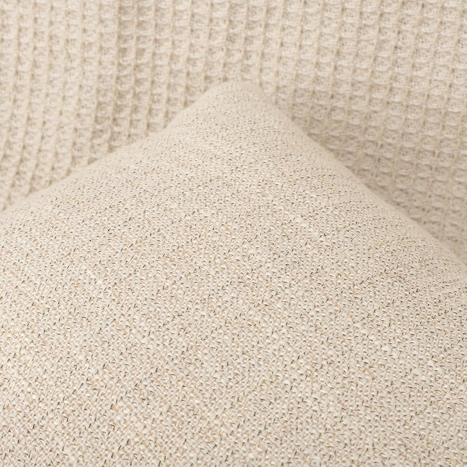 Joralion Natural Cotton Linen Throw Pillow Cover 12X24 Inch, Oatmeal Decorative Accent Pillowcase Farmhouse Cushion Case Home Decor for Couch Sofa Bed Living Room, Pack of 1 (Cover Only) image number 2