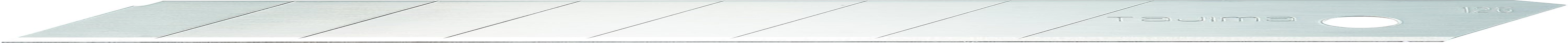 Tajima VRB2-100B V-REX II Premium Tempered Steel Utility Knife Blades, 100-Pack