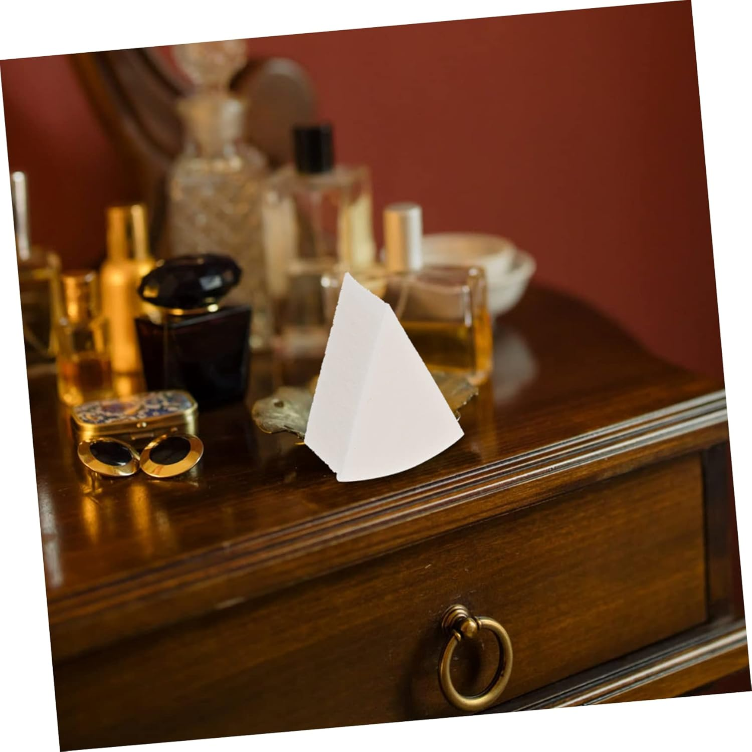 2 Sets Wedge Makeup Applicators Portable Cosmetic Sponges for Foundation and Primer Gentle Skin Compact for for Beginners and Professionals image number 6