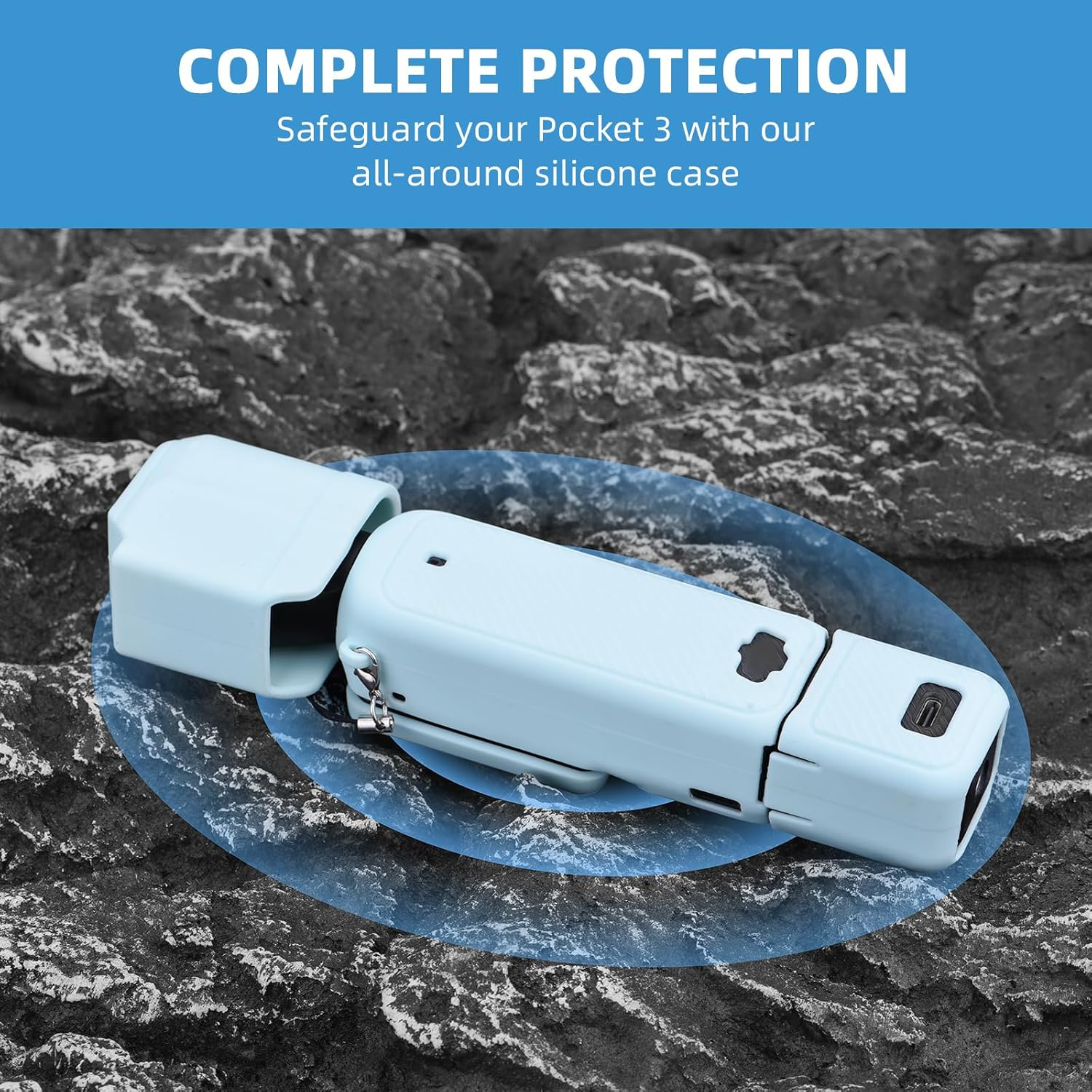 BRDRC Case 3 Silicone Case, Green, S, Pocket 3 Protective Case - Red image number 6