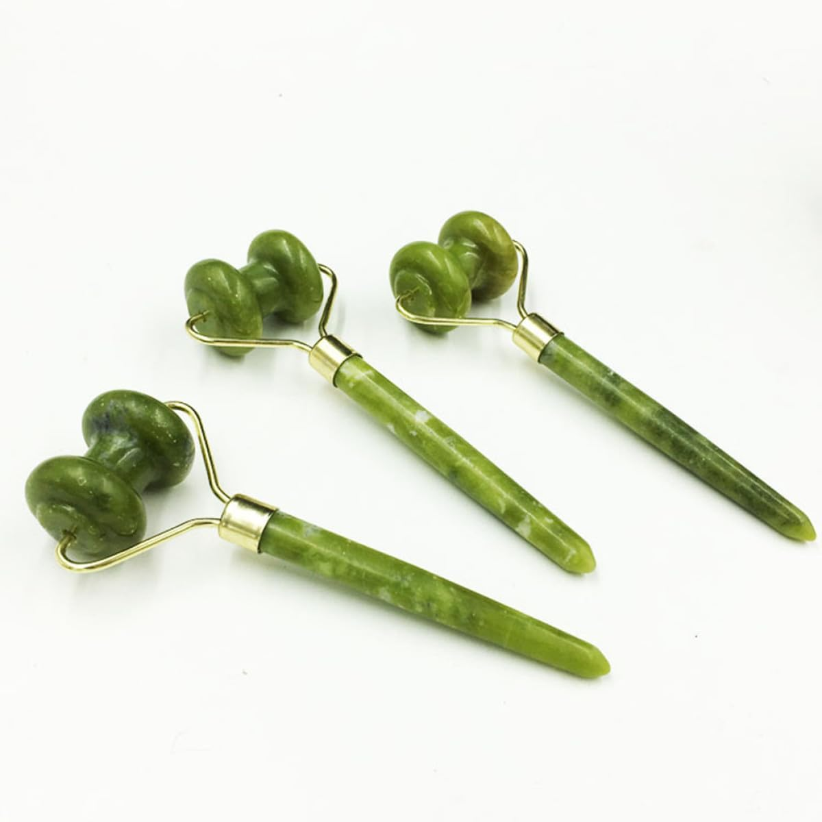 LIFKOME Jade Roller Face Massager and Skin Care Massage Tool, Dual-Head Natural Jade Stone Facial Roller for Face and Neck Massage, Portable Beauty Tool for Facial Lifting and Skin Rejuvenation image number 6