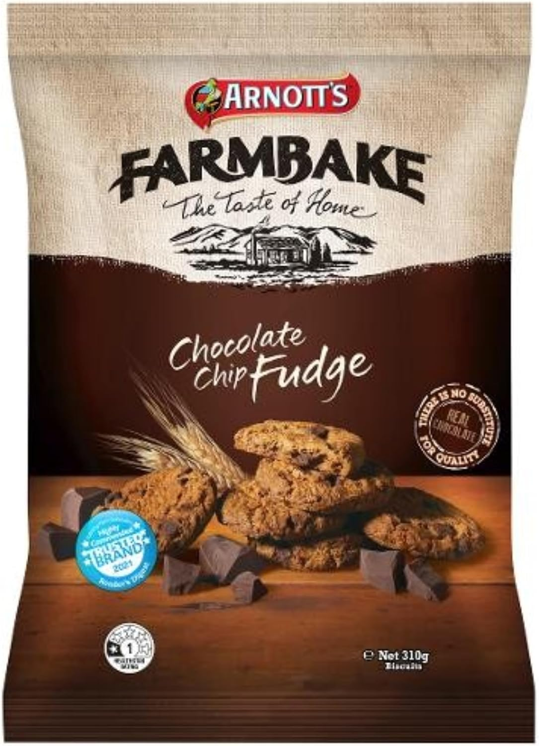 Arnott'S Farmbake Chocolate Chip Cookies, 310 Grams image number 6
