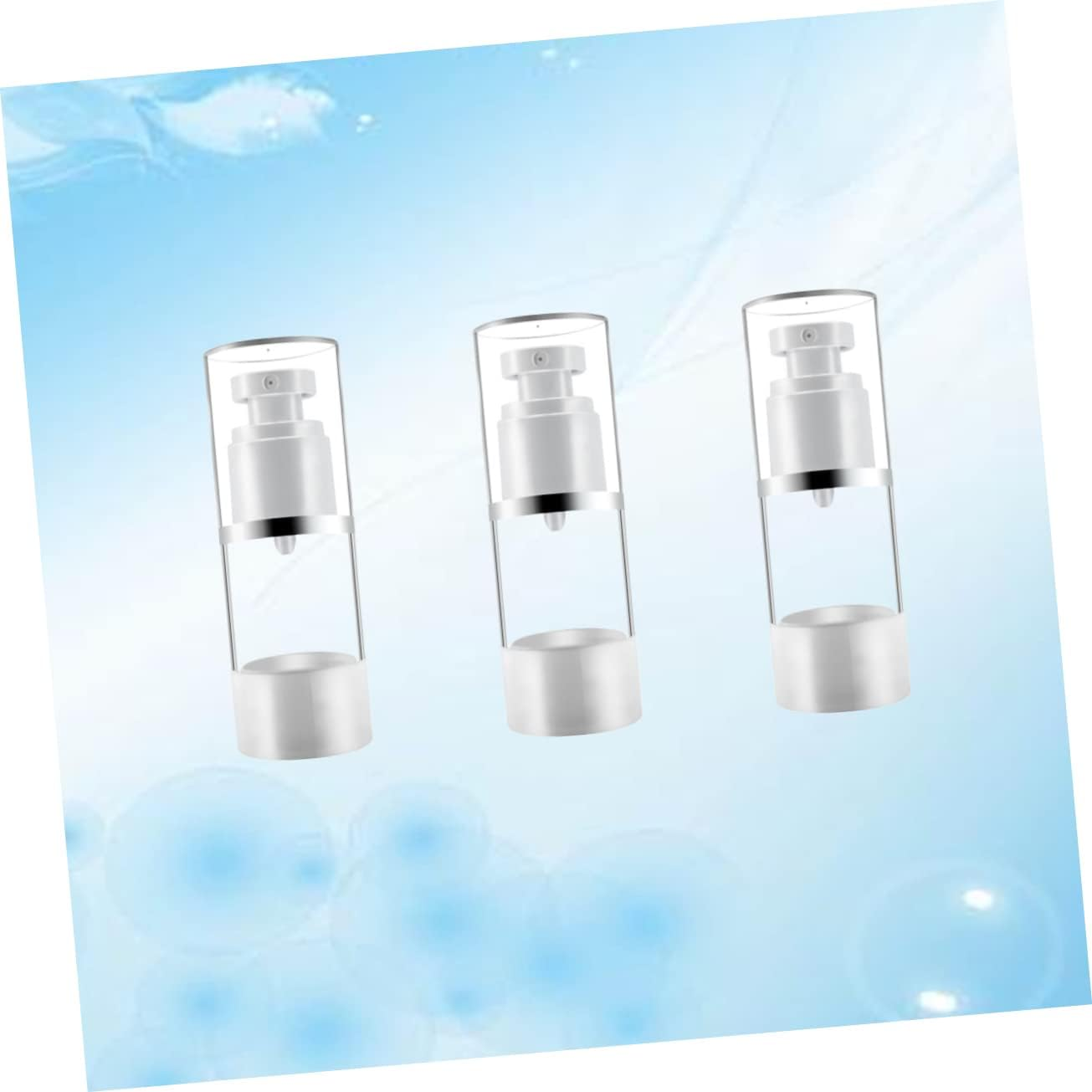 HONMEET Portable Mini Sunscreen Spray Bottles Press Pump 15Ml Reusable Travel Set image number 3