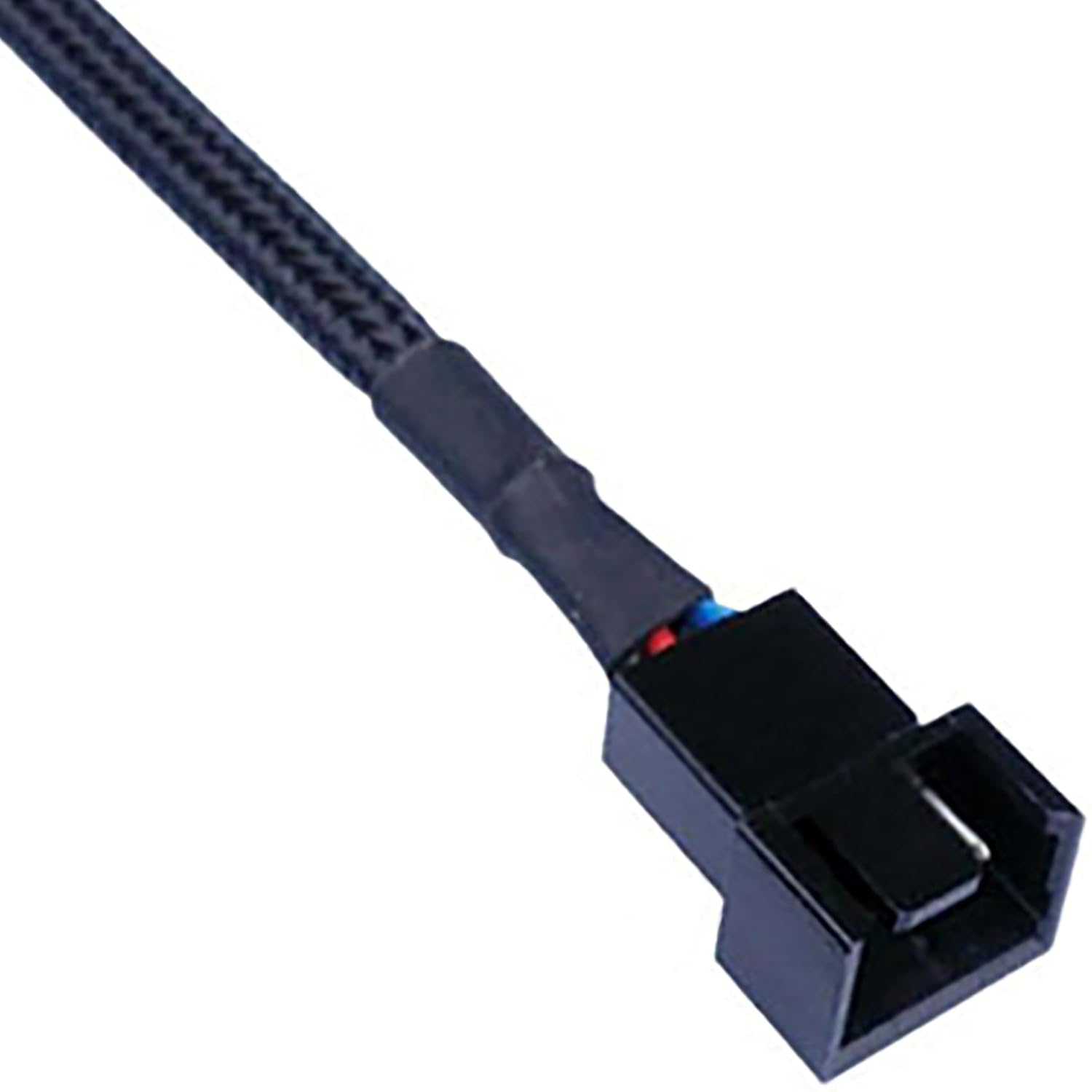 Tunghey 2Pack 1 to 4 Way PC Fan Splitter Cable, 4Pin PWM Fan Splitter, Sleeved Braided Adapter Computer PC Fan Extension Cable Converter for Computer, 4 Pin Fan Splitter 27CM (1To4)